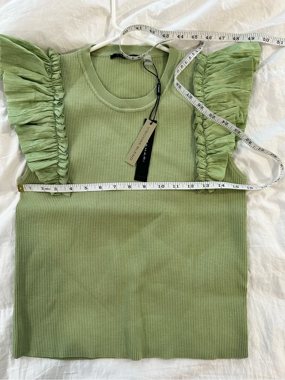 T Tahari sleeveless ribbed